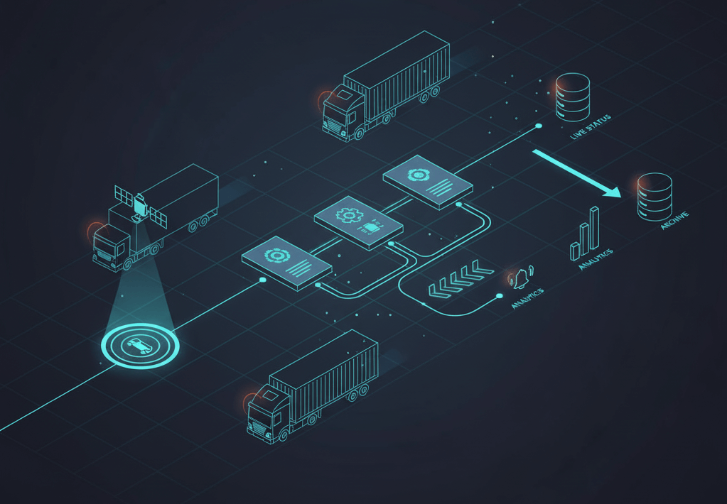 Real-time fleet tracking on Azure — reference architecture